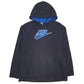 Womens Black Nike Spellout Hoodie Jumper