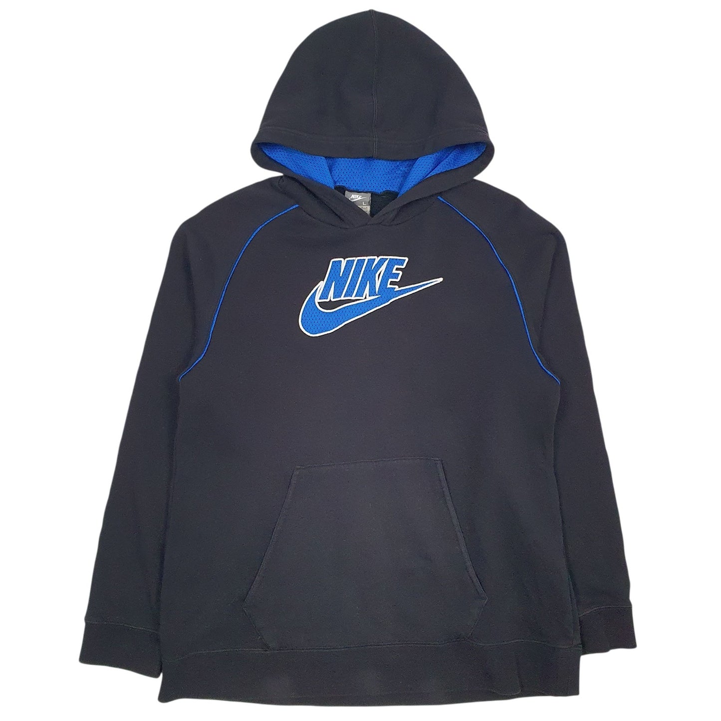 Womens Black Nike Spellout Hoodie Jumper