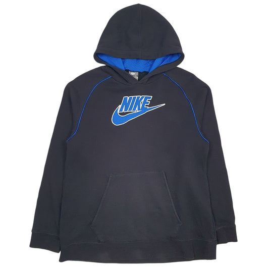 Womens Black Nike Spellout Hoodie Jumper