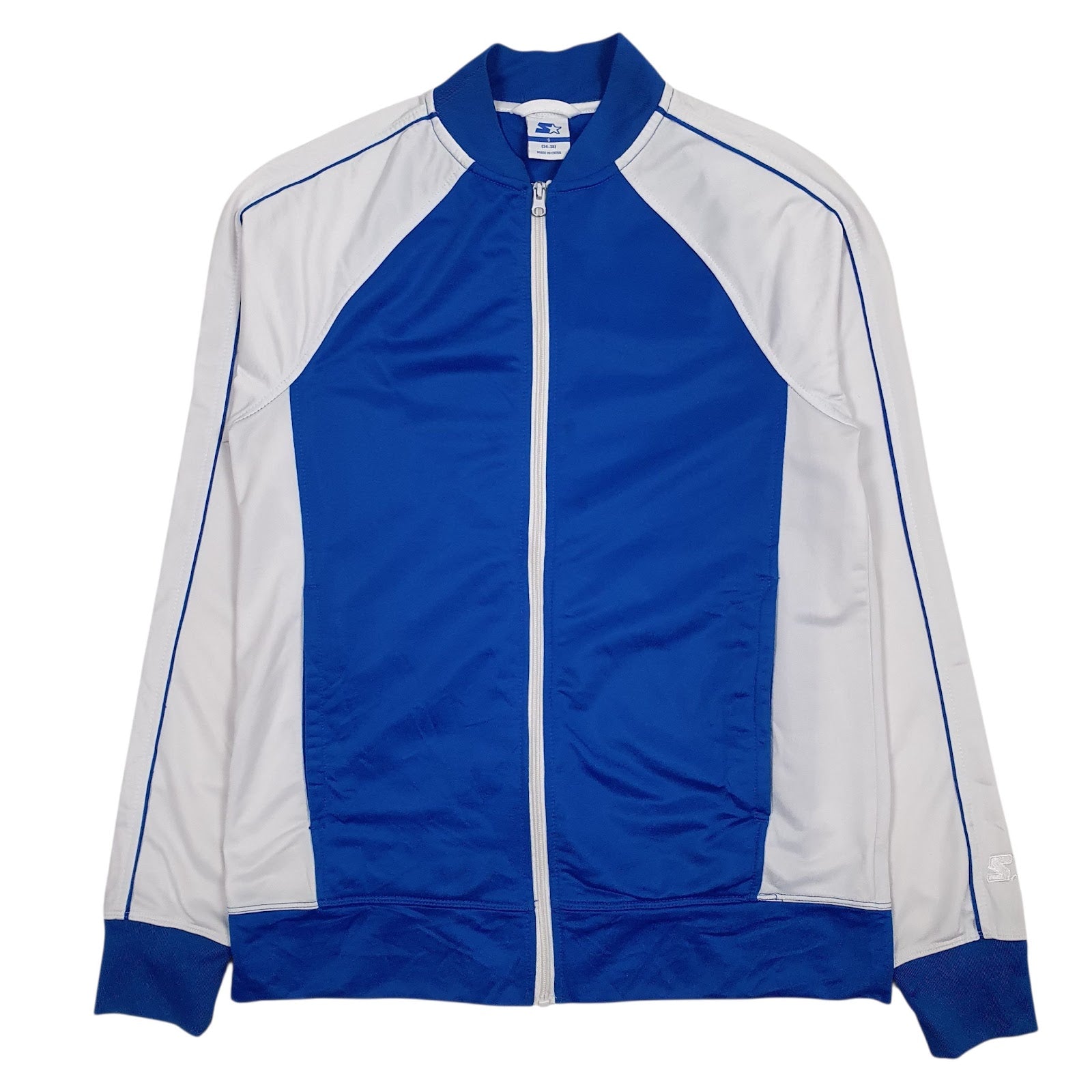 Mens Blue Starter  Full Zip Jumper