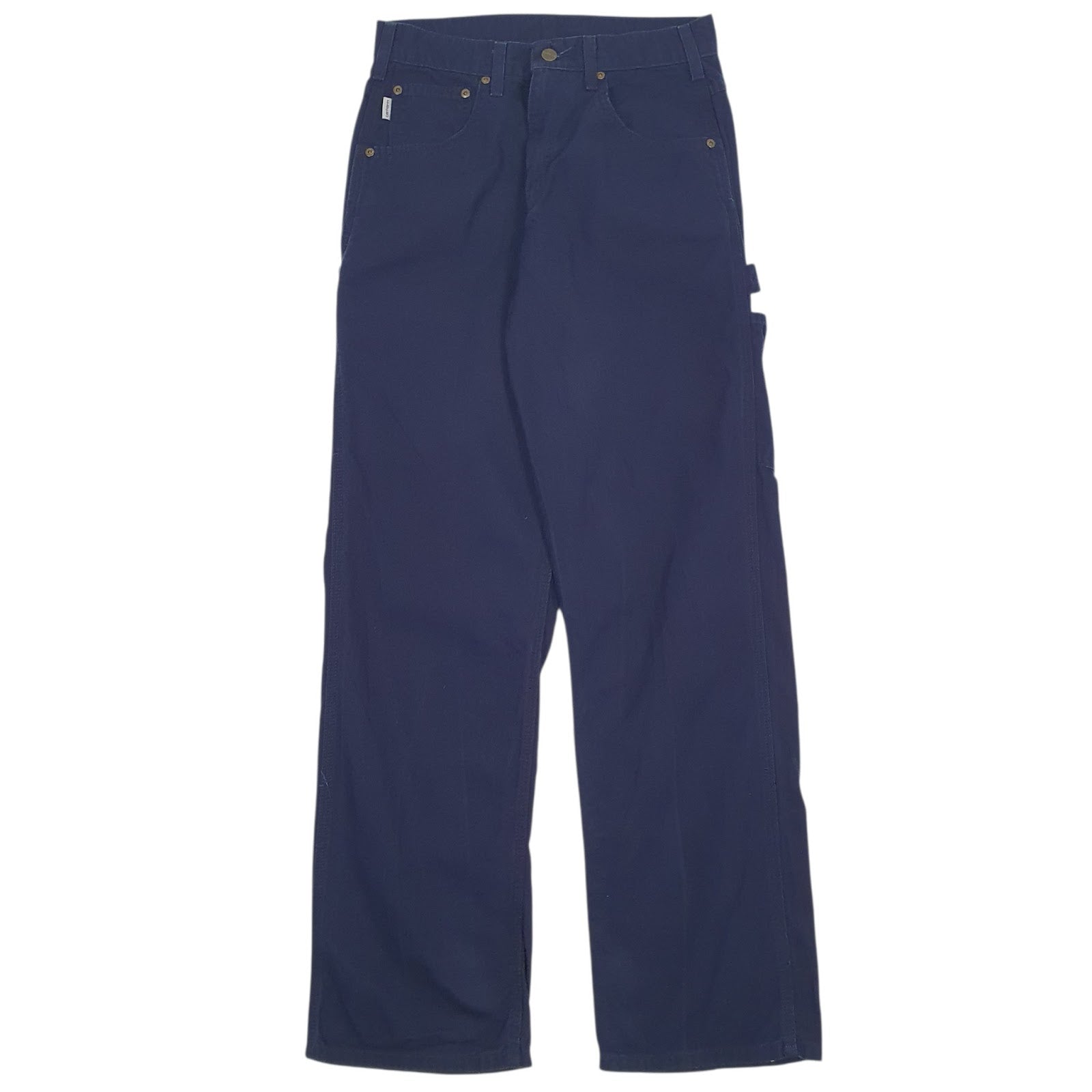 Mens Navy Carhartt B159-NVY Carpenter Trousers
