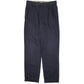 Mens Navy Polo Ralph Lauren Hammond Pant Pleated Vintage 90s Chino Trousers