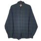 Mens Navy L.L.Bean Flannel Long Sleeve Shirt