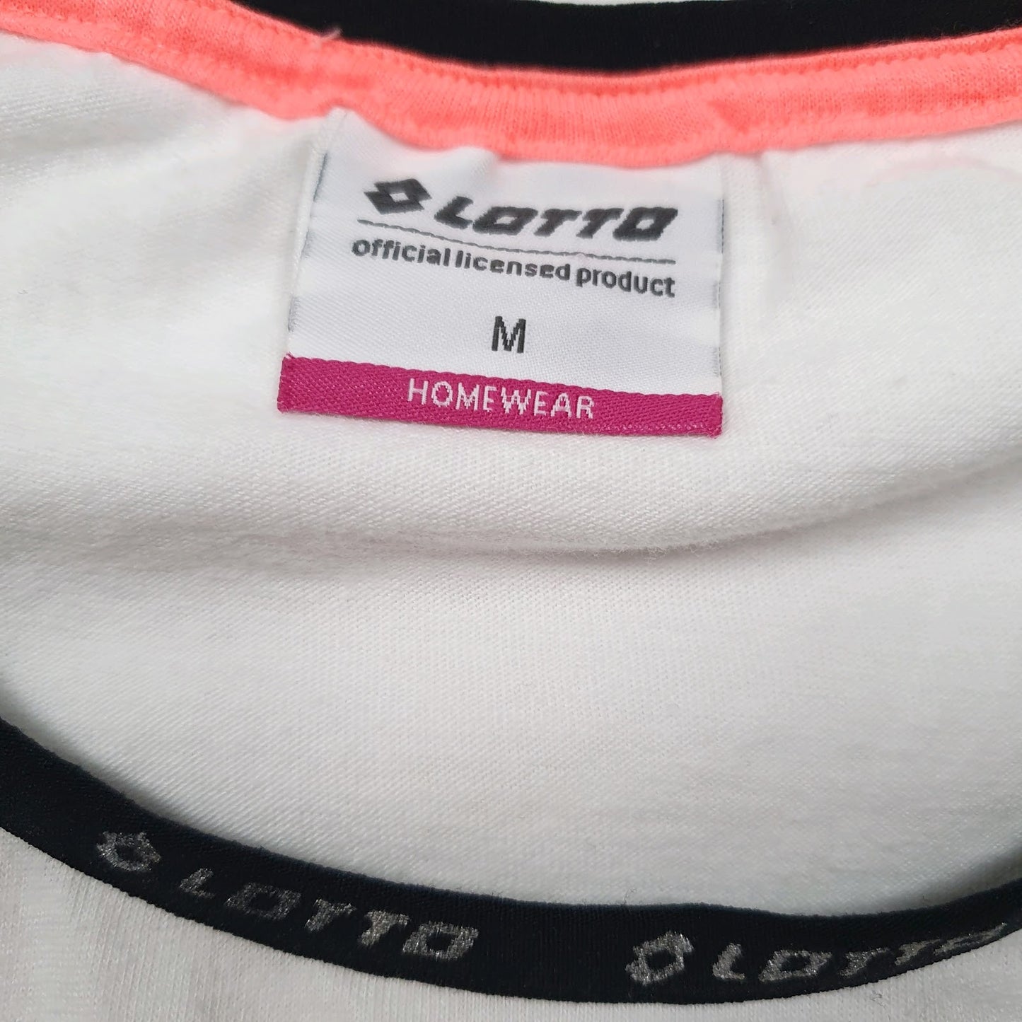 Womens White Lotto   T Shirt