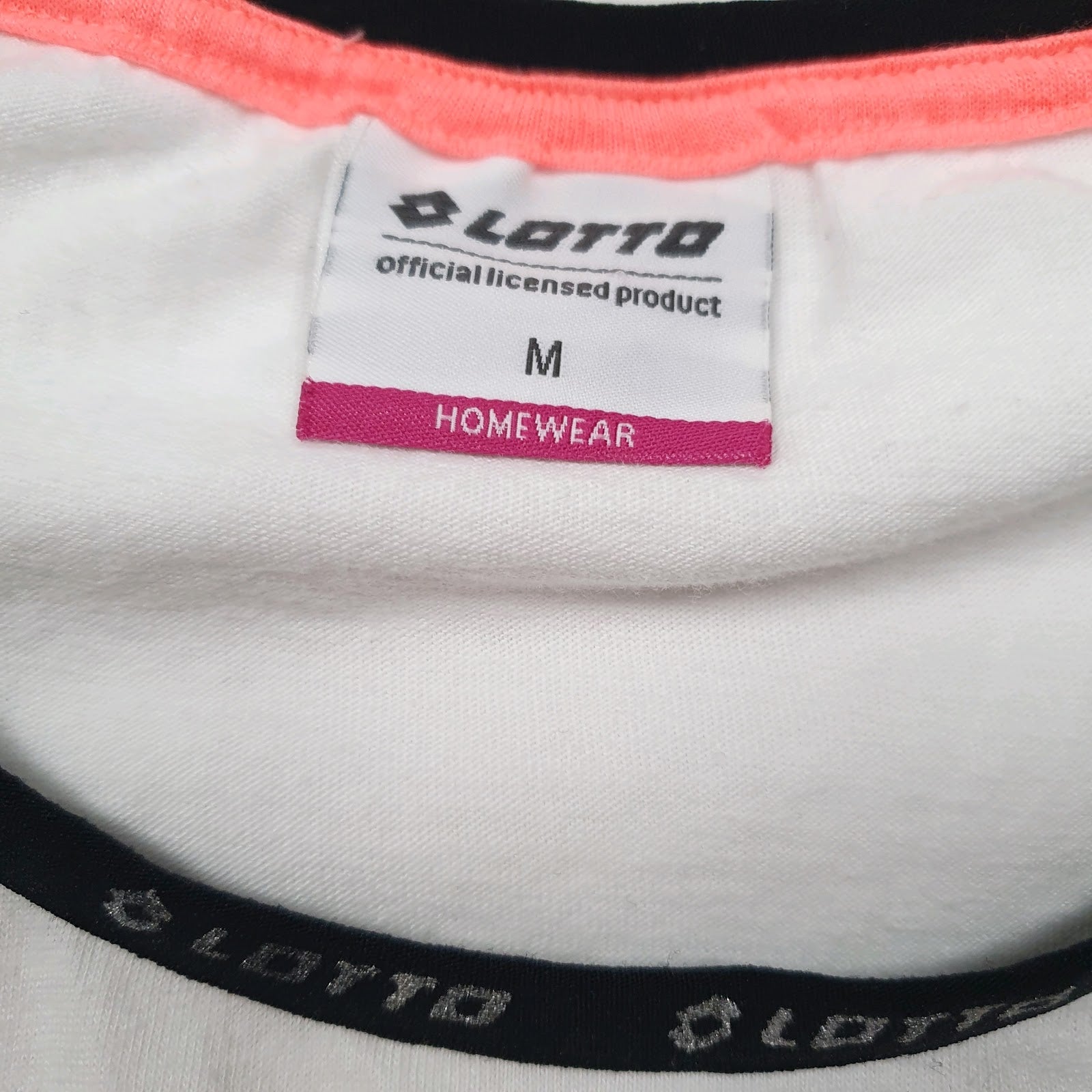 Womens White Lotto   T Shirt