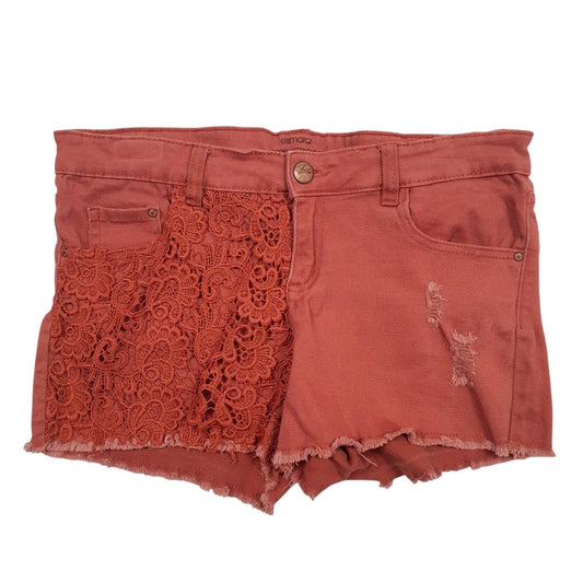 Womens Red Esmara  Denim Shorts