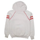Mens White Jerzees Vintage 1980s Made In USA Wisconsin Hoodie Jumper