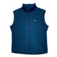 Womens Blue Patagonia Vest Bodywarmer Vintage 90s Made In USA Gilet Jumper
