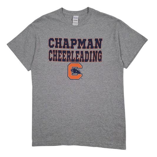 Mens Grey Gildan Chapman Cheerleading Short Sleeve T Shirt