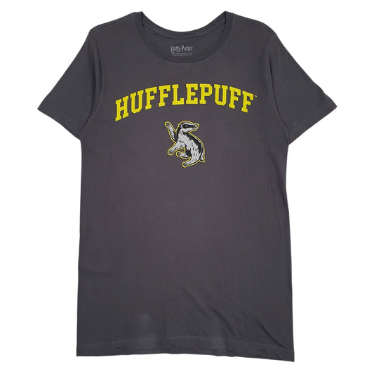 Mens Grey Harry Potter Hufflepuff Short Sleeve T Shirt