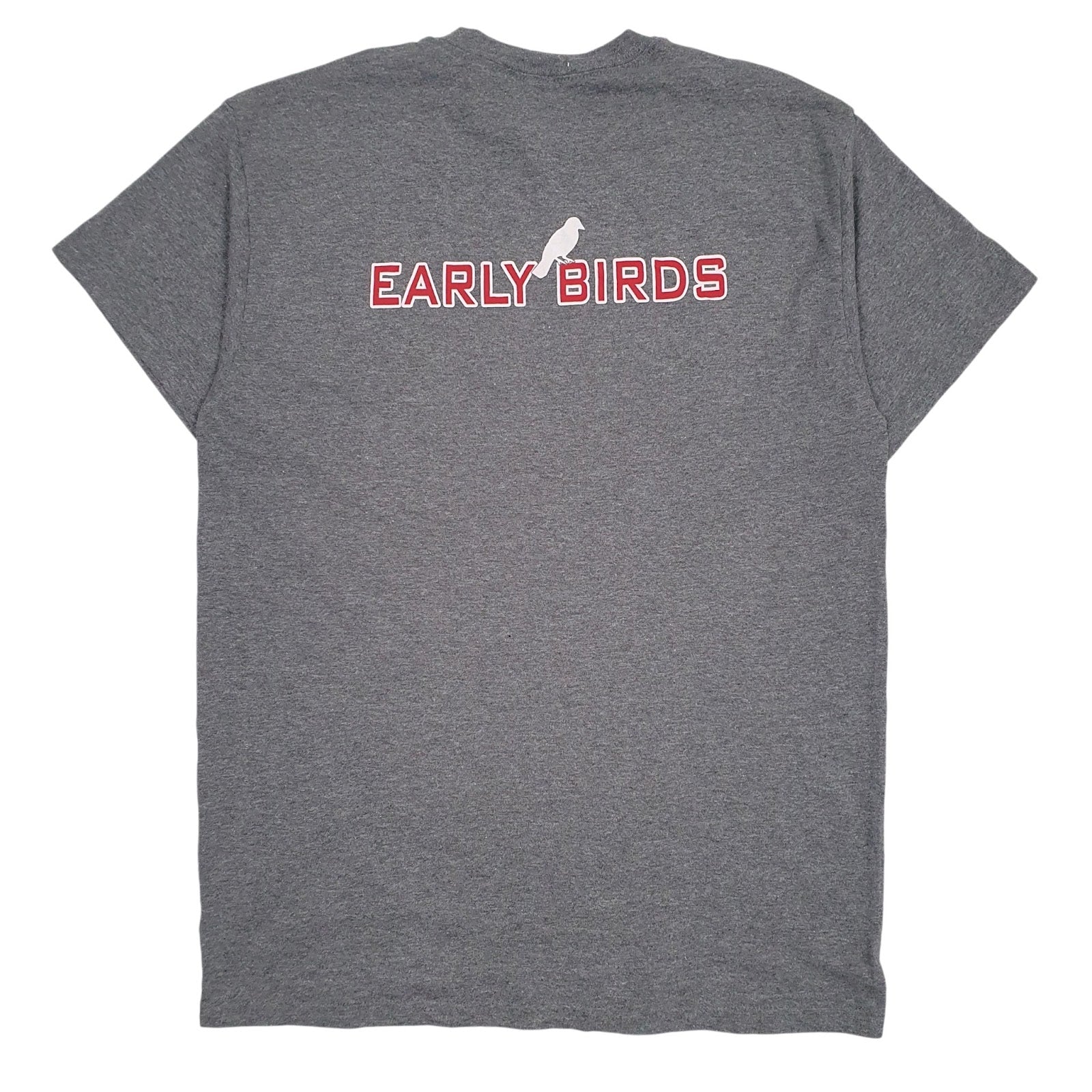 Mens Grey Gildan Holly Football  T Shirt