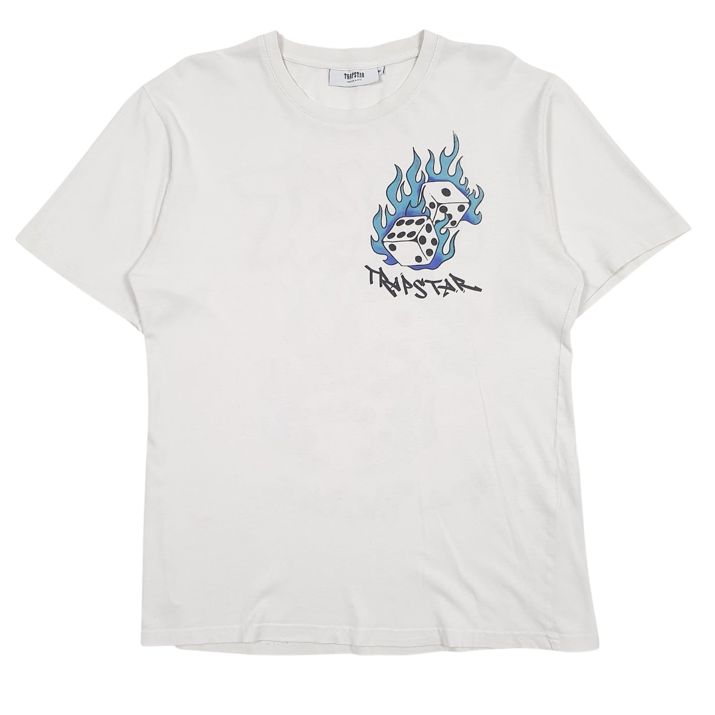 Mens White Trap Star  Short Sleeve T Shirt