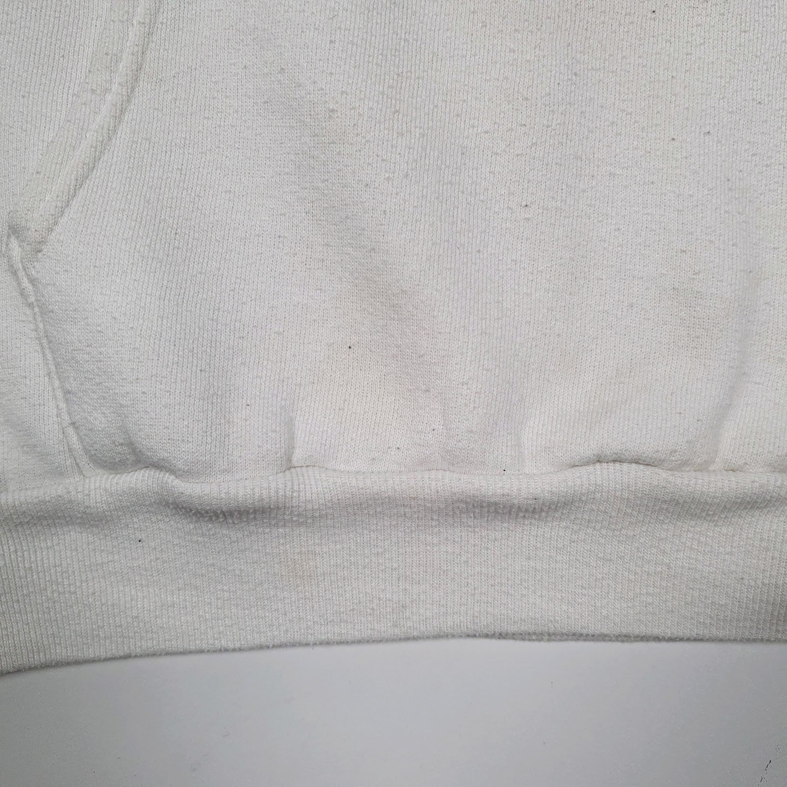 Mens White Jerzees Vintage 1980s Made In USA Wisconsin Hoodie Jumper