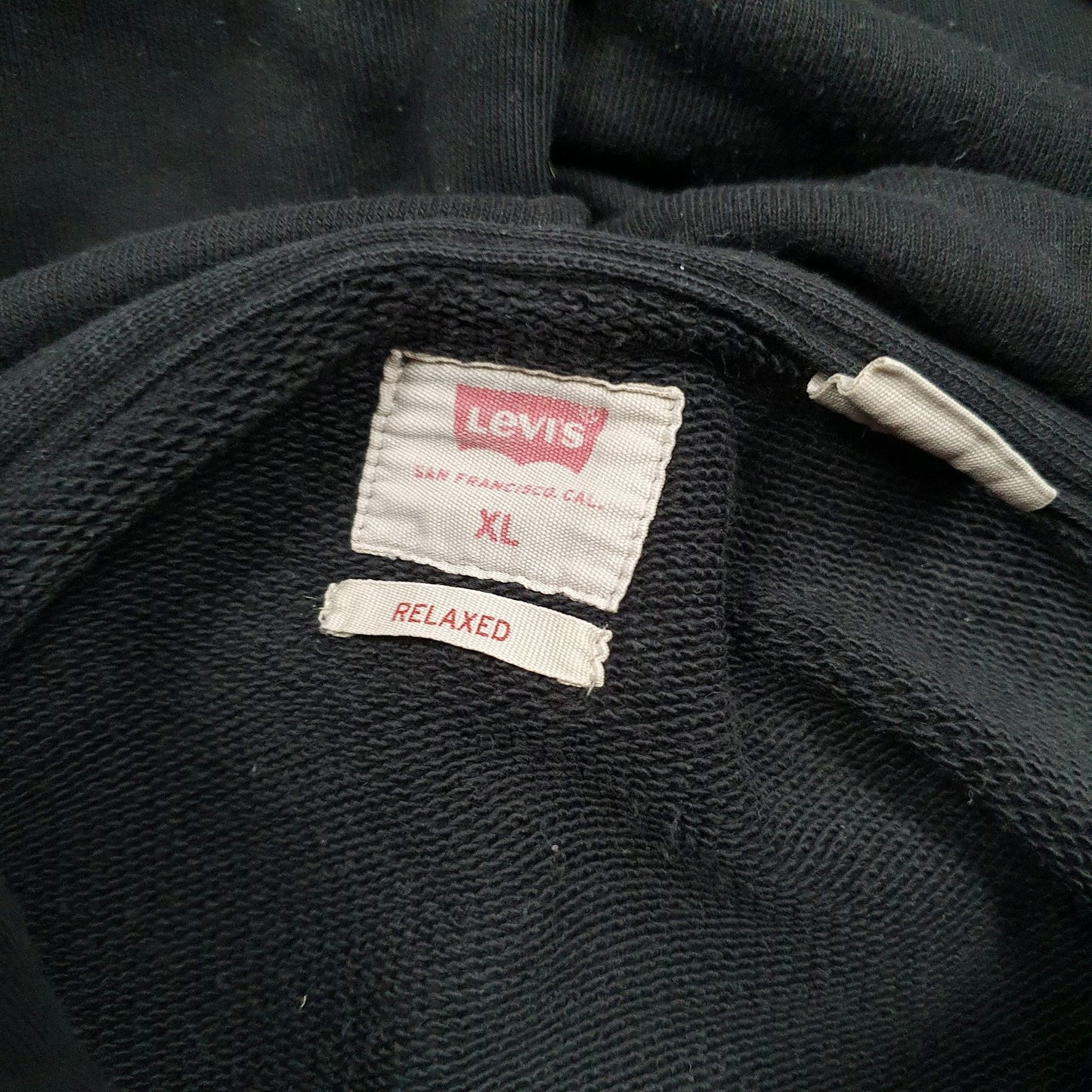 Mens Black Levis  Hoodie Jumper