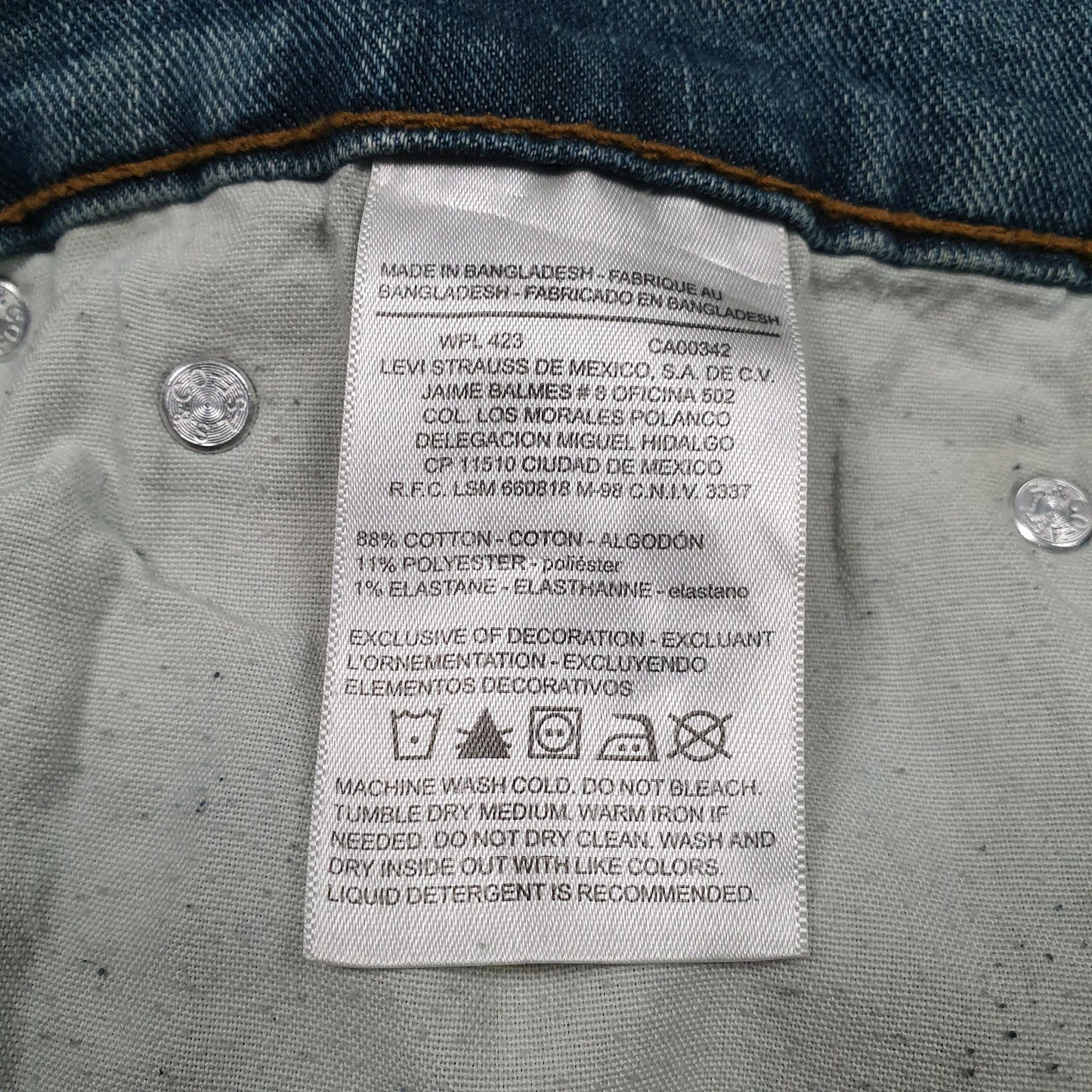 Mens Blue Levis   Jeans