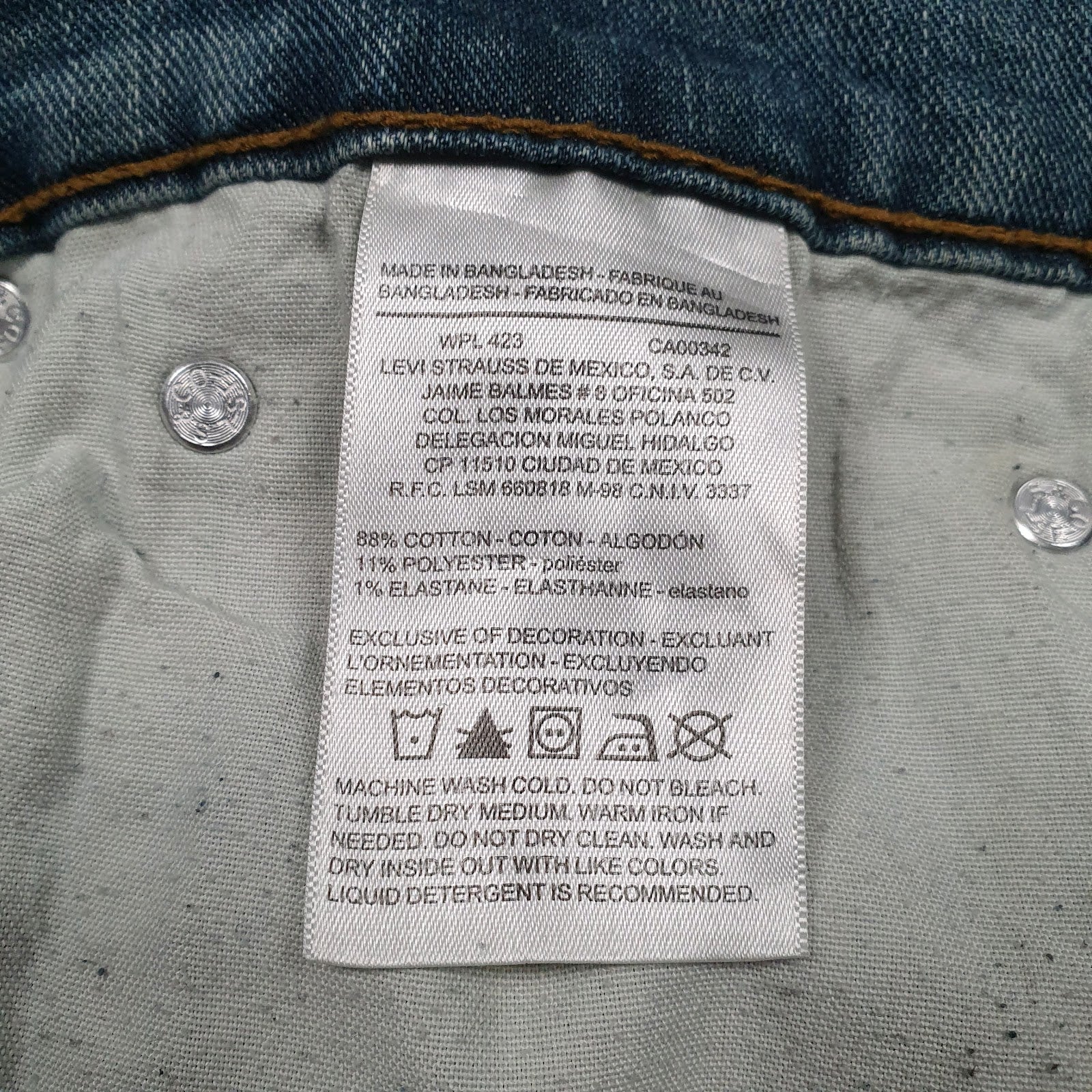 Mens Blue Levis   Jeans