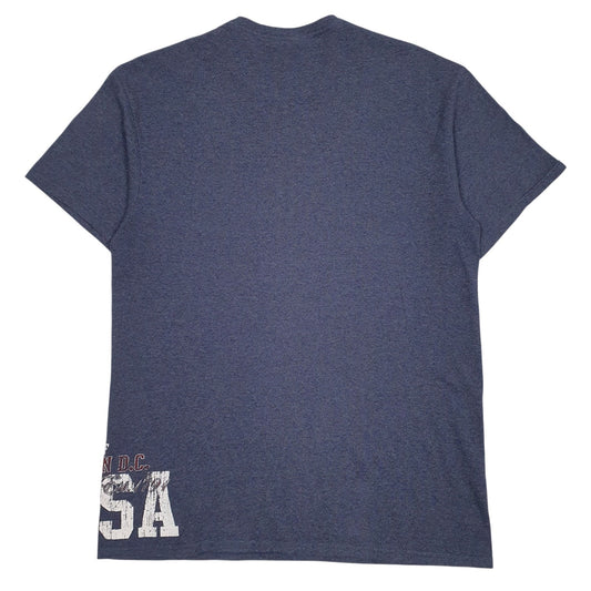 Mens Grey Delta Washington D.C.  T Shirt