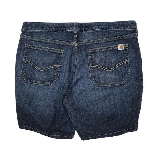 Womens Blue Carhartt WB071  Shorts