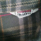 Mens Green Kihy Vintage Flannel  Shirt