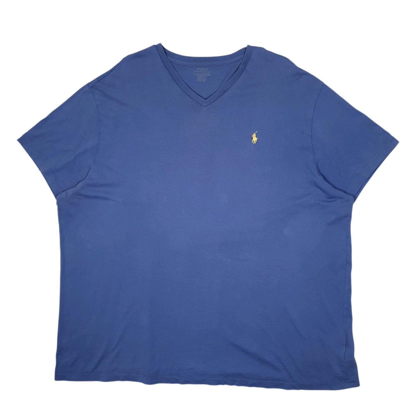 Mens Blue Polo Ralph Lauren V Neck Short Sleeve T Shirt