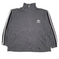Womens Grey Adidas  Full Zip Jumper