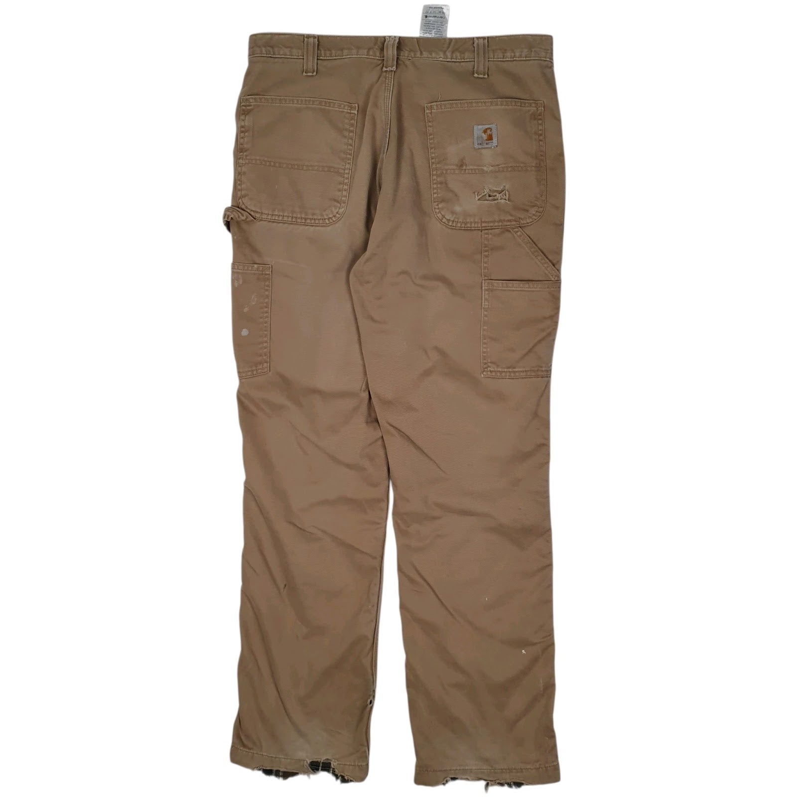 Mens Brown Carhartt Blanket Lined  Trousers
