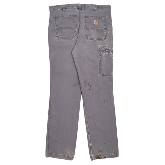 Mens Grey Carhartt Workwear  Trousers