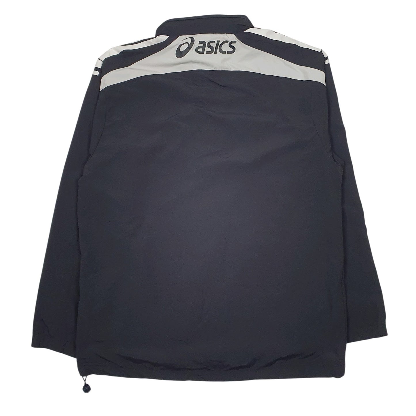 Mens Black Asics Hooded  Coat