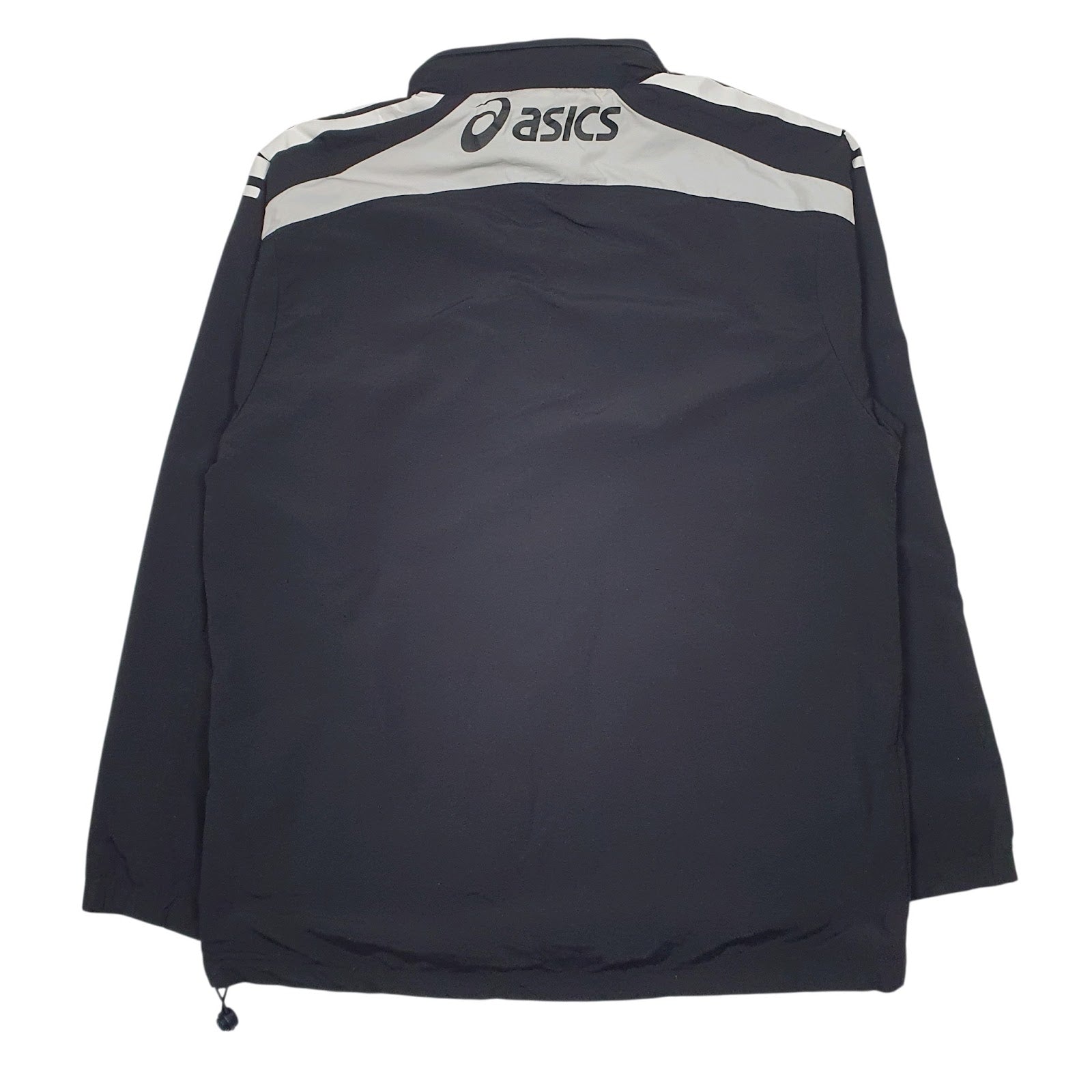Mens Black Asics Hooded  Coat