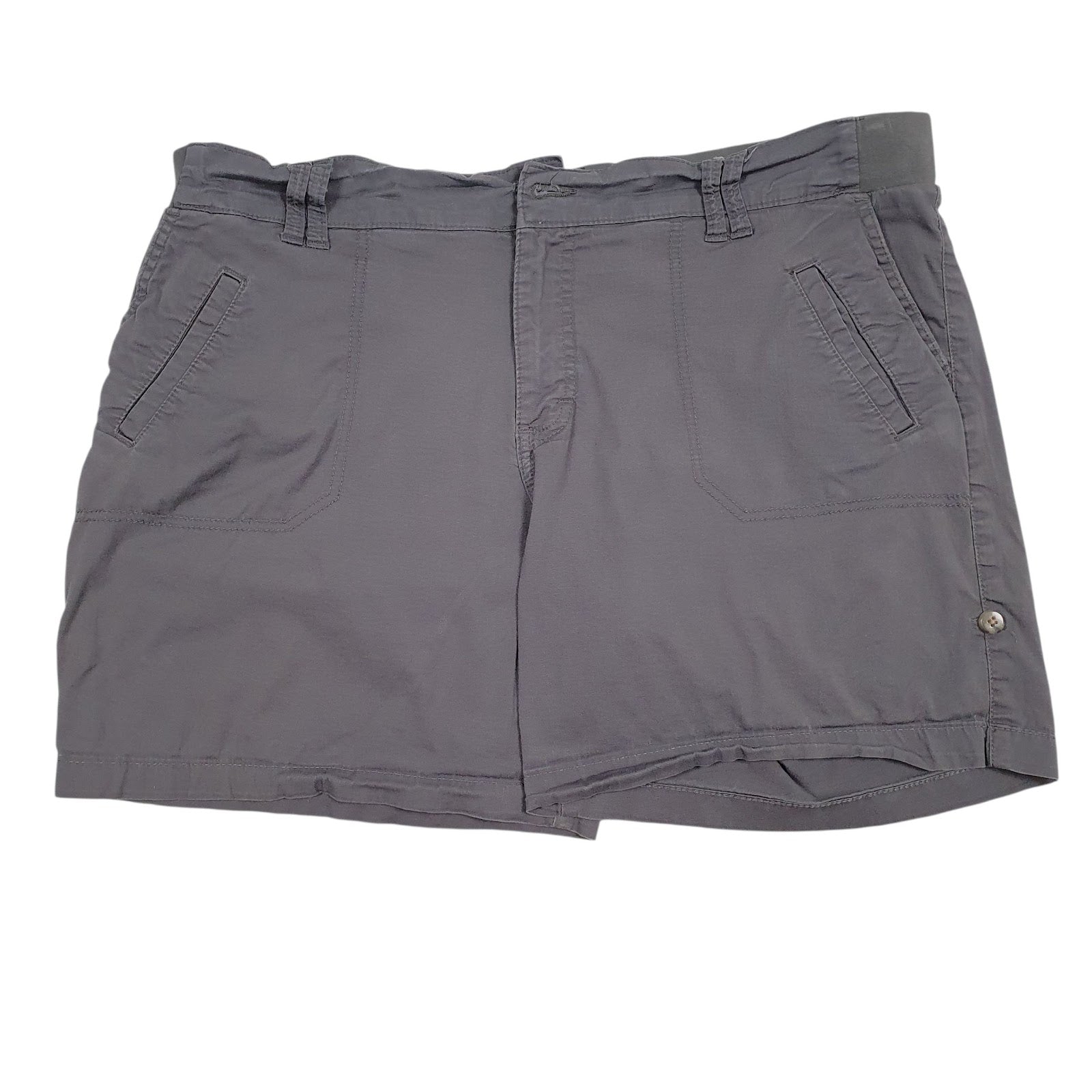 Womens Grey Lee Riders Sweat Shorts