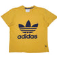 Womens Orange Adidas Vintage 2000s Short Sleeve T Shirt