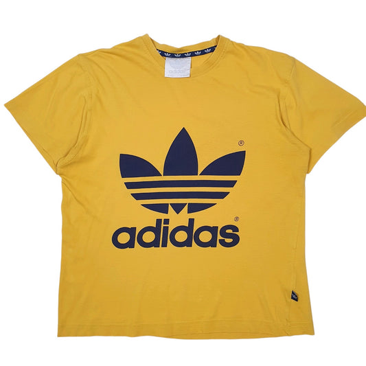 Womens Orange Adidas Vintage 2000s Short Sleeve T Shirt