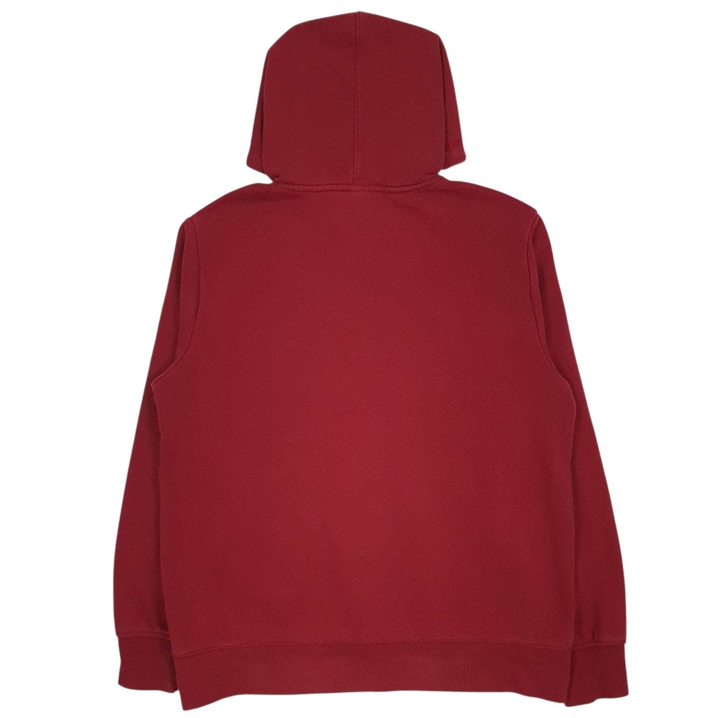 Mens Red Reebok Spellout Hoodie Jumper