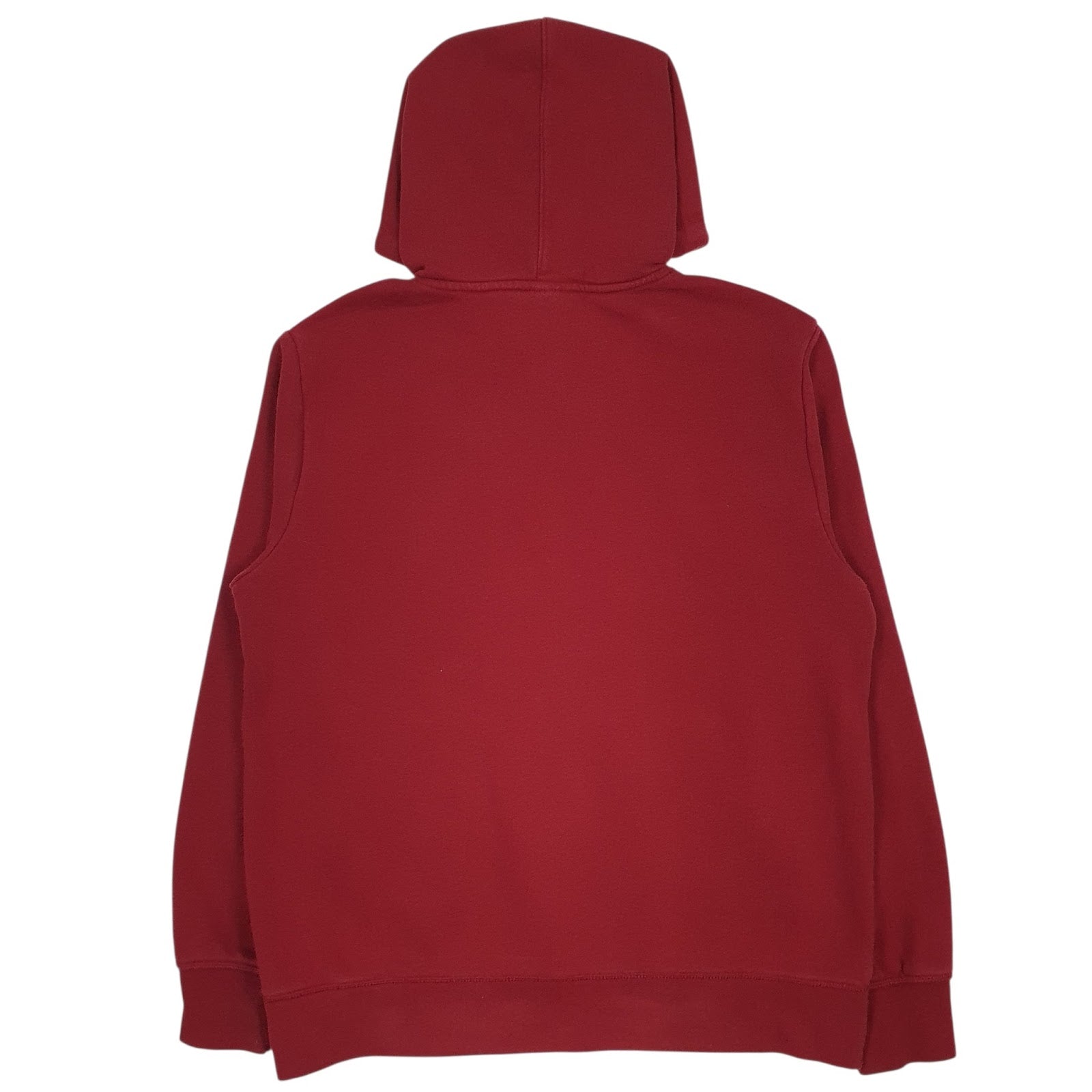 Mens Red Reebok Spellout Hoodie Jumper