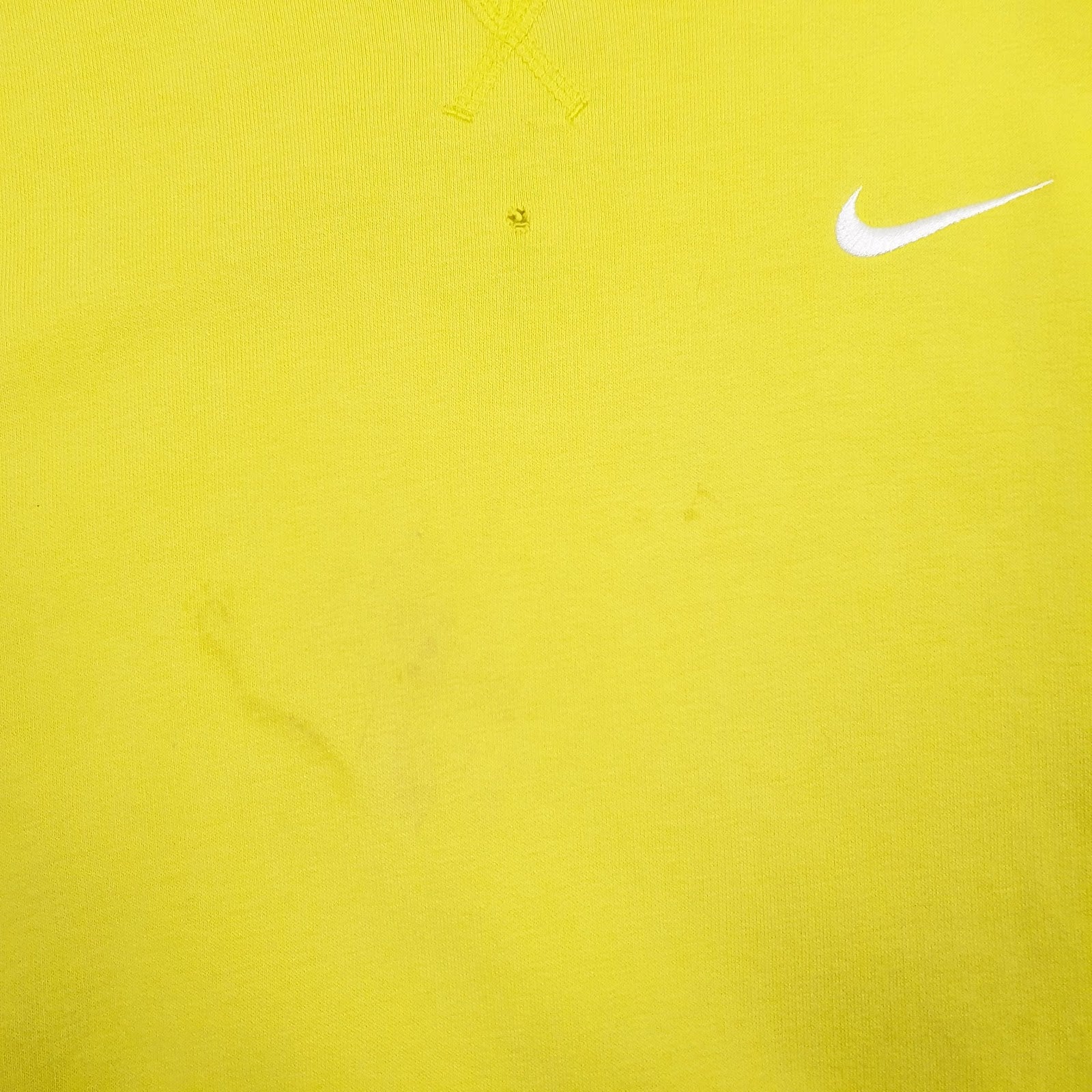 Mens Yellow Nike  Crewneck Jumper