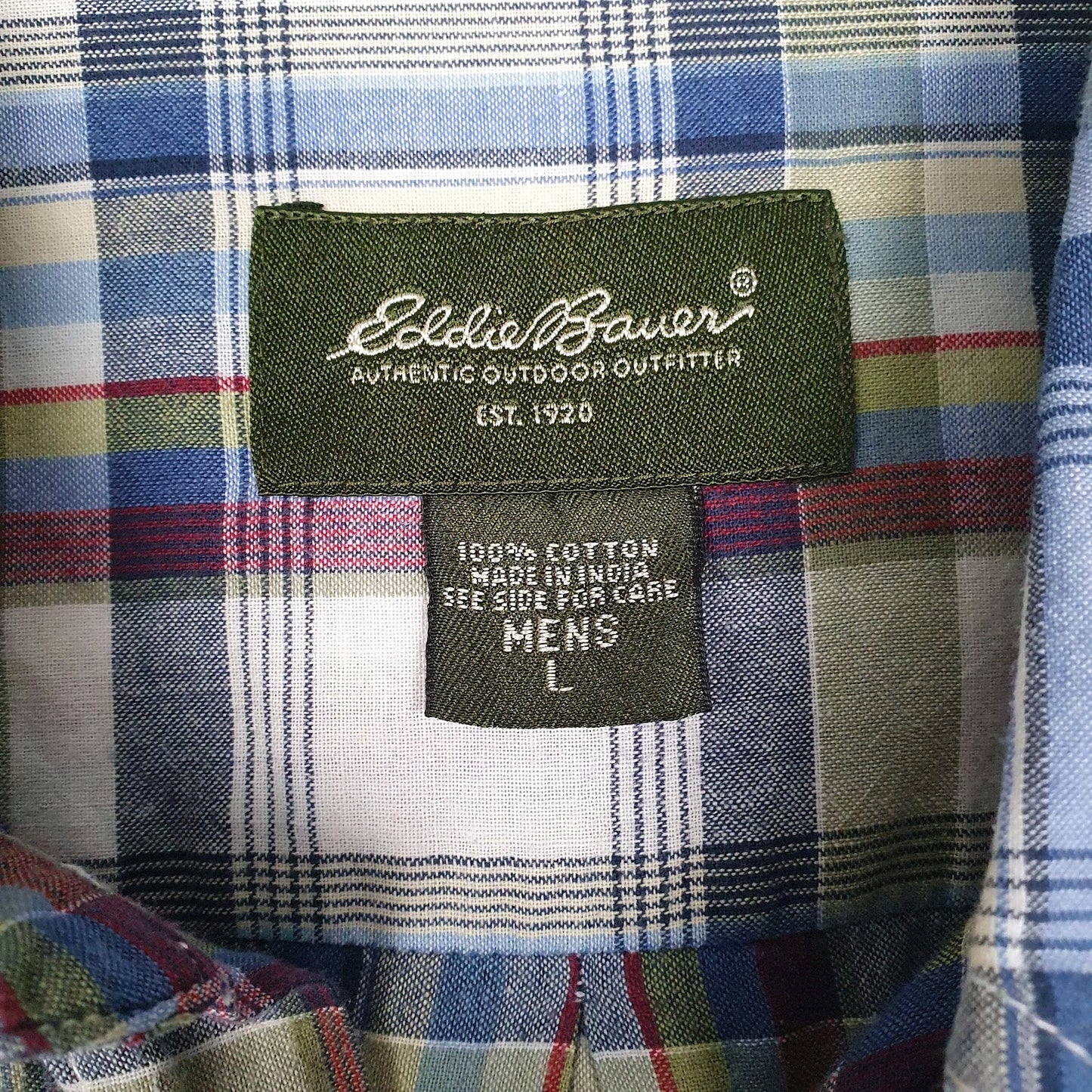 Mens White Eddie Bauer   Shirt