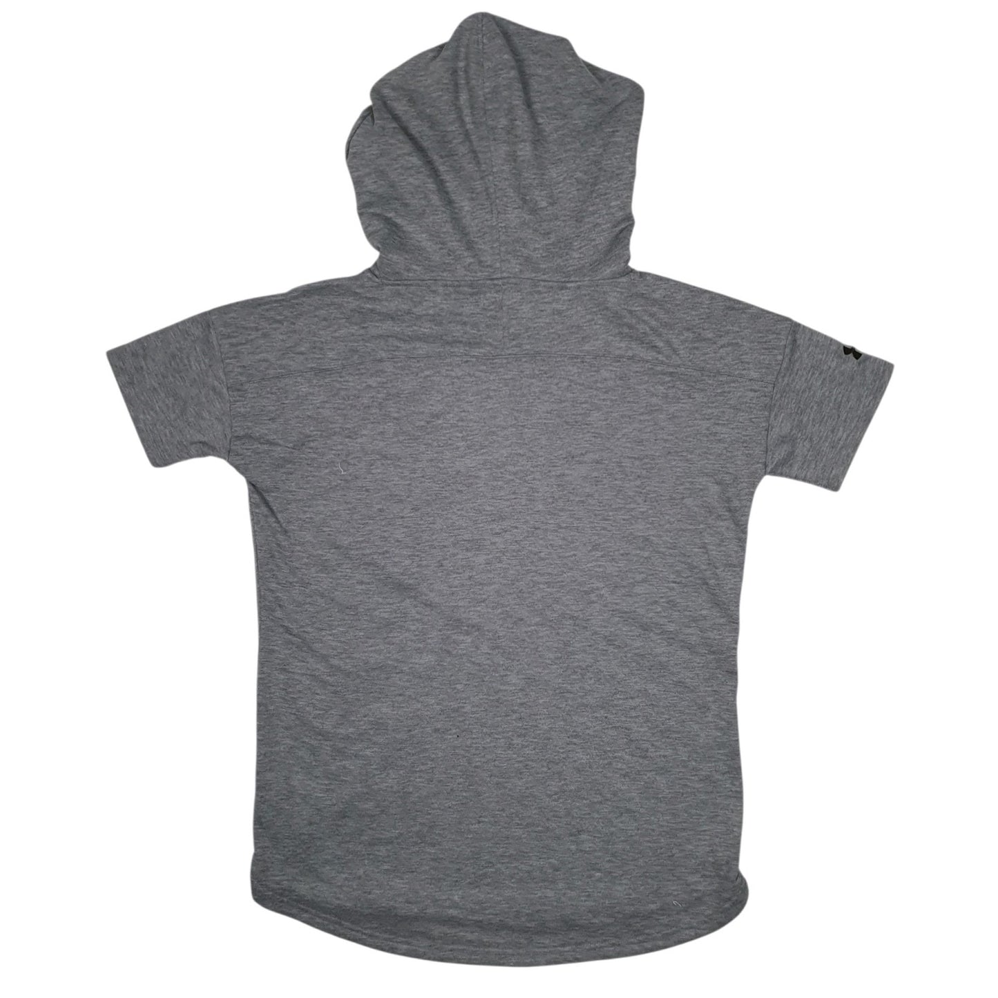 Mens Grey Underarmour Field Hockey Short Sleeve Hoodie Jumper