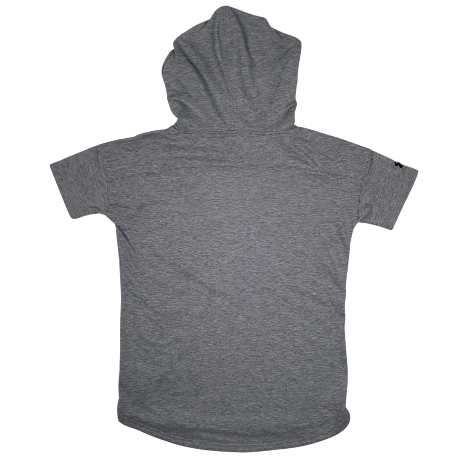 Mens Grey Underarmour Field Hockey Short Sleeve Hoodie Jumper