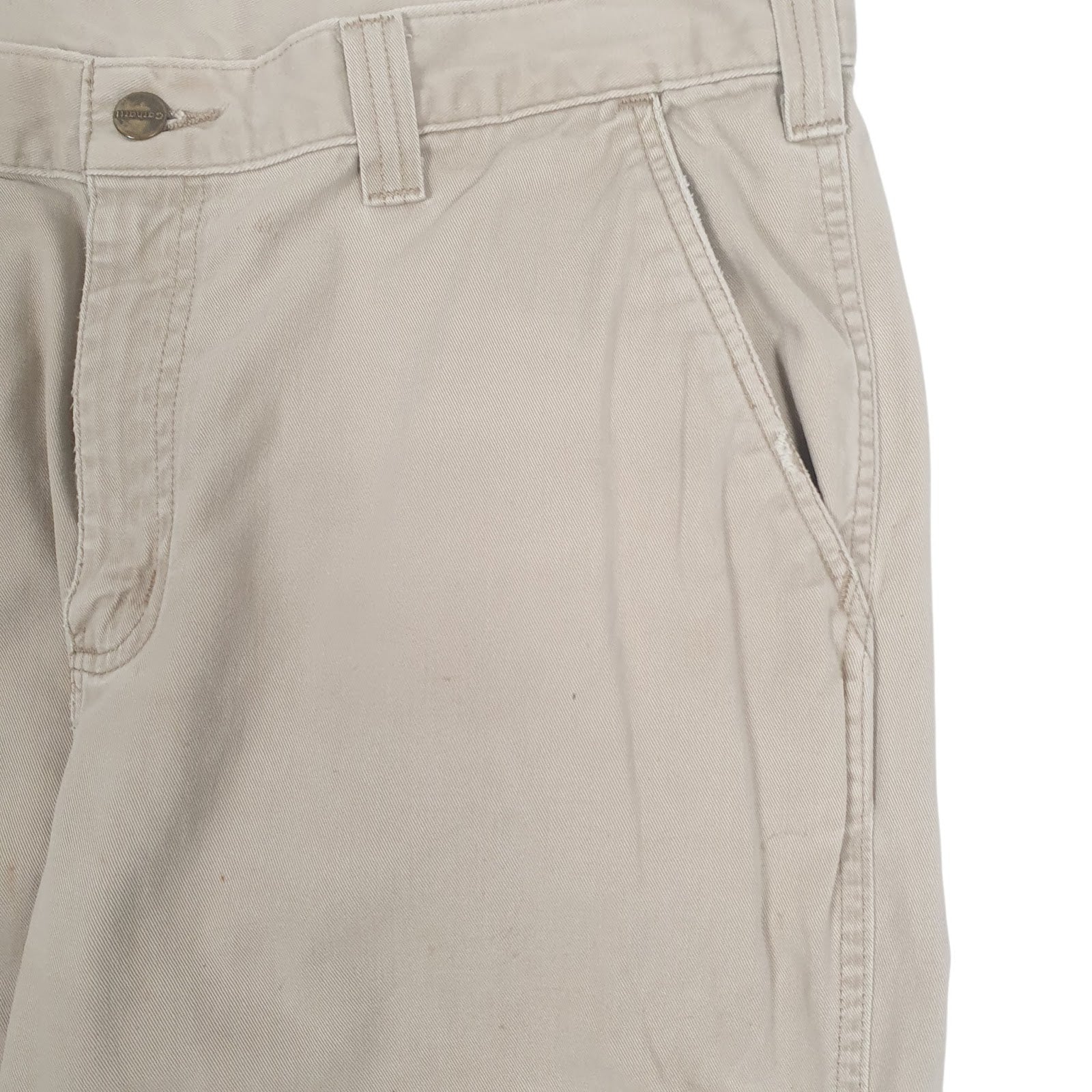 Mens Beige Carhartt Workwear  Trousers