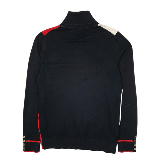 Womens Black Tommy Hilfiger  Turtle Neck Jumper