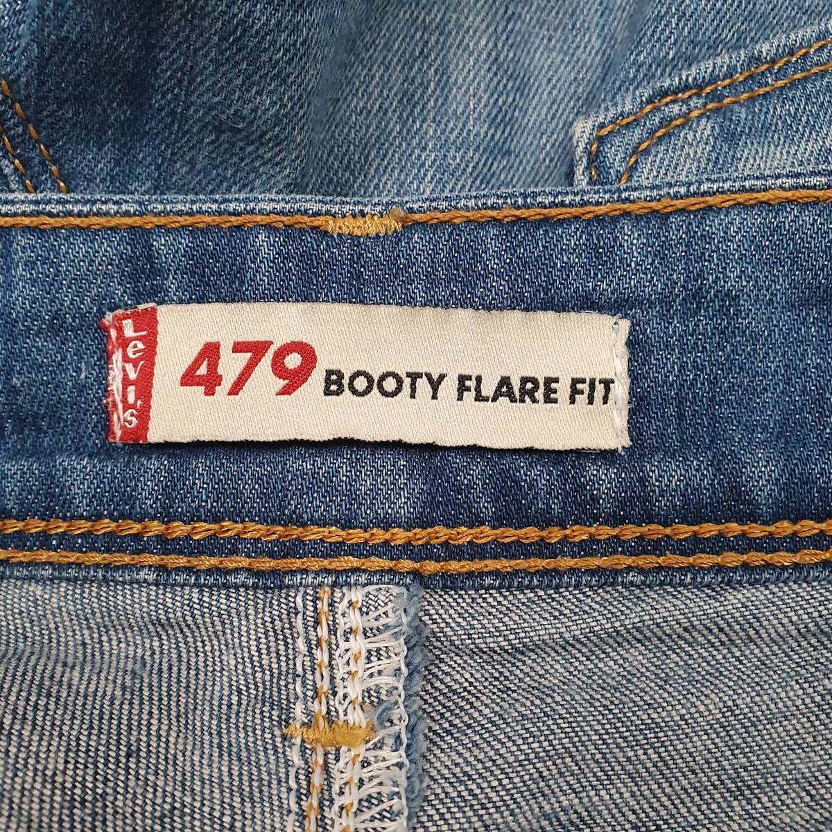 Womens Blue Levis   Shorts