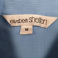 Womens Blue Elizabeth Shelton   Shirt