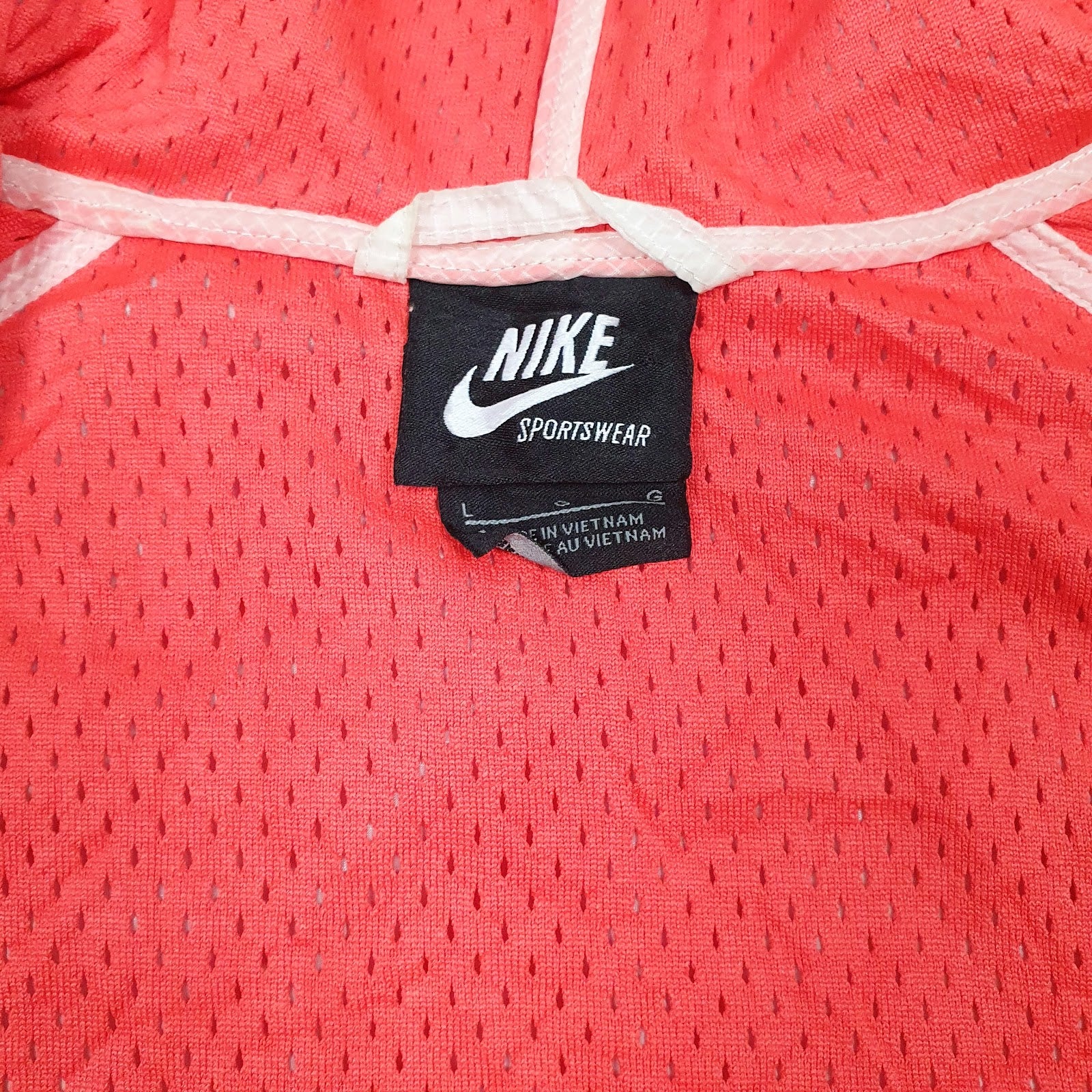 Mens Red Nike Sample  Coat