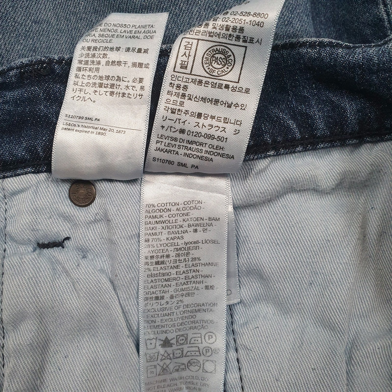 Mens Blue Levis   Jeans