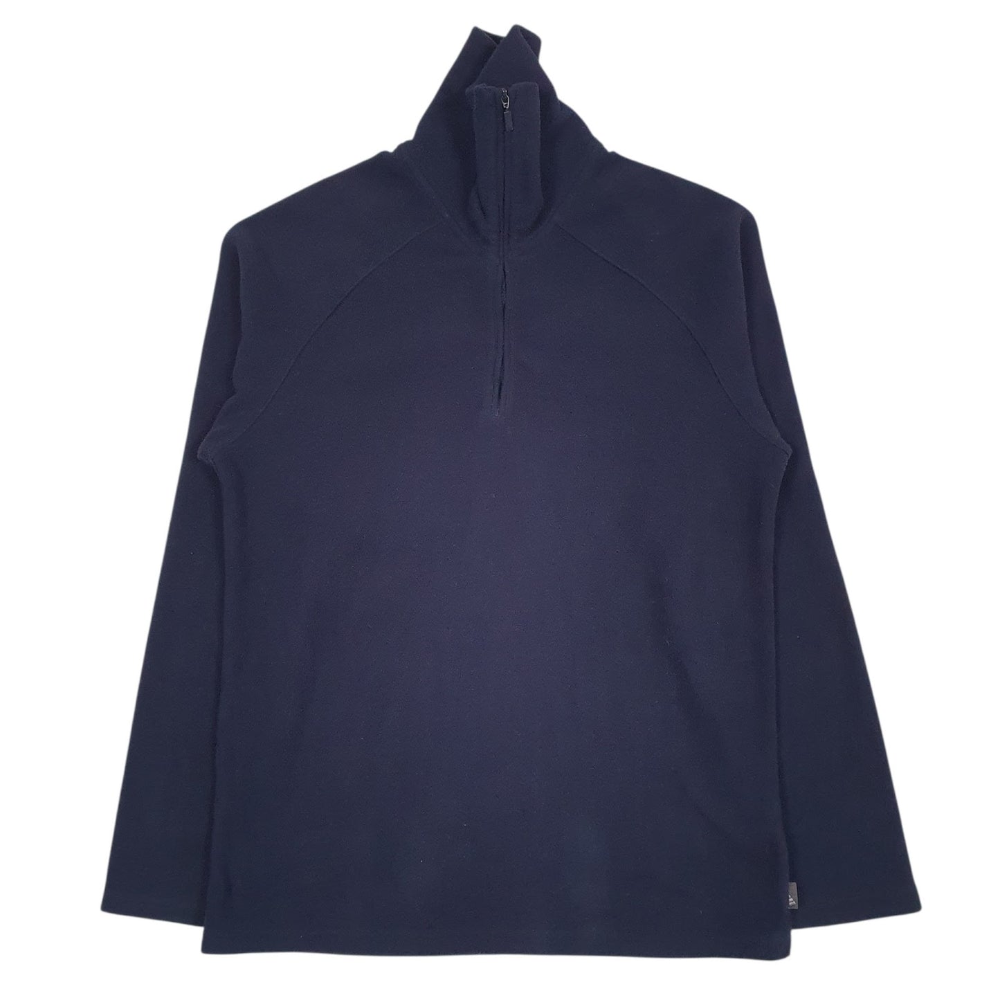 Mens Navy Adidas  Quarter Zip Jumper