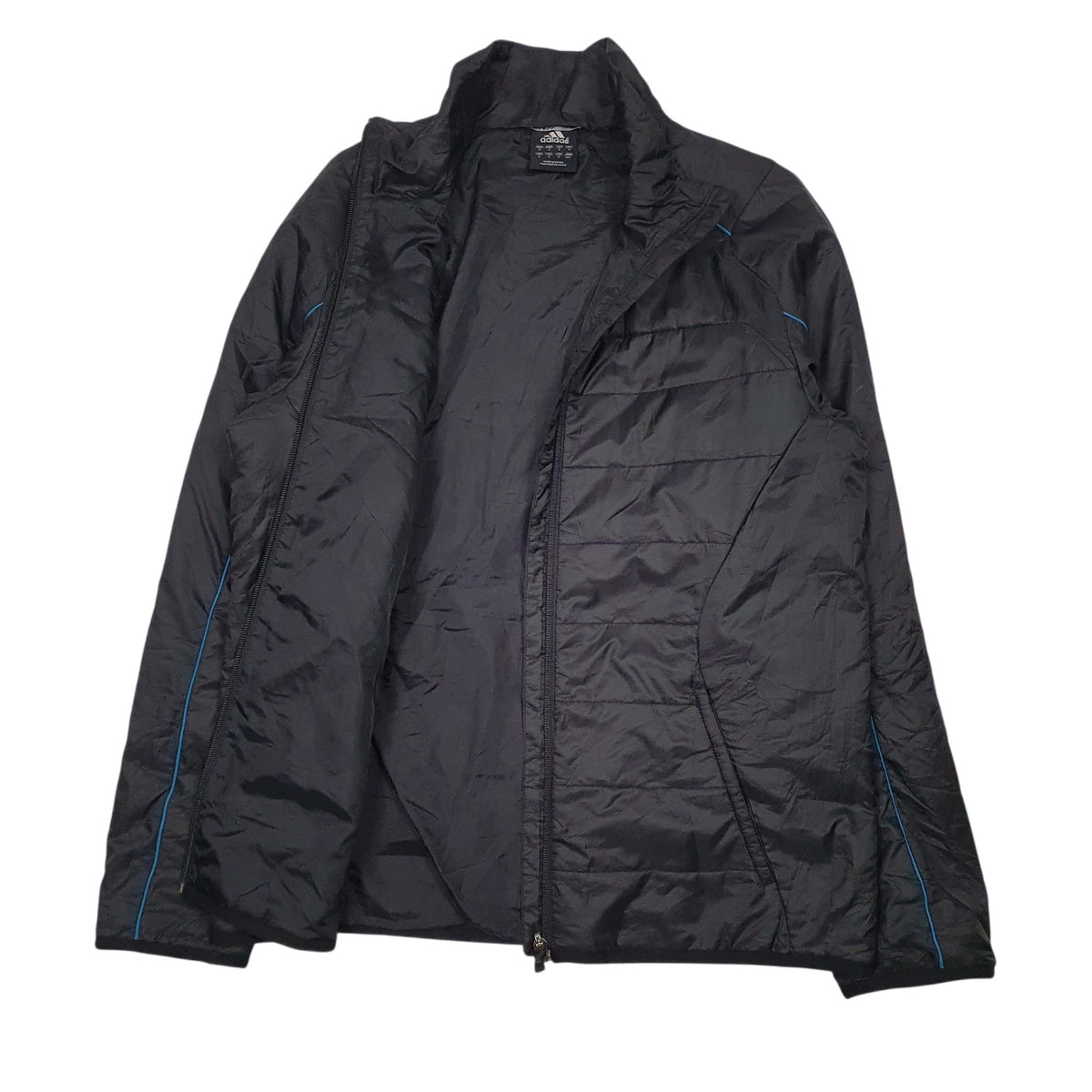 Mens Black Adidas   Coat