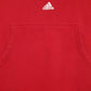 Mens Red Adidas NFL Detriot Pistons Hoodie Jumper
