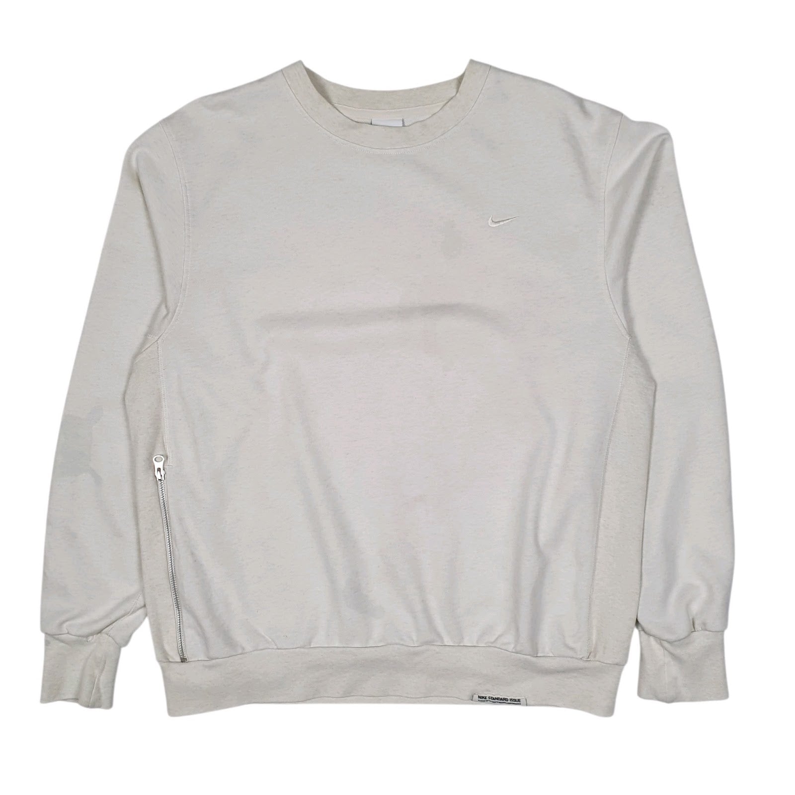 Mens White Nike  Crewneck Jumper