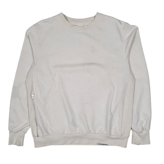 Mens White Nike  Crewneck Jumper