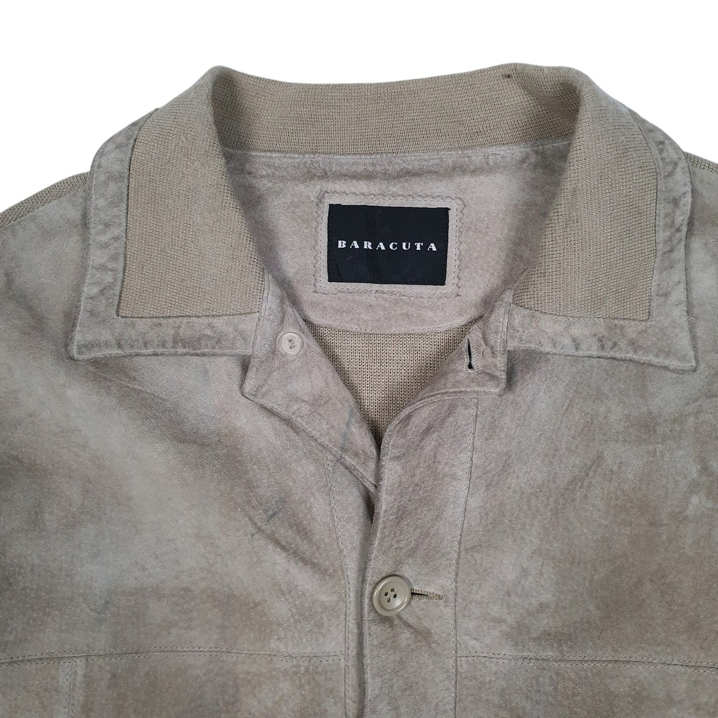 Mens Beige Baracuta Bomber  Coat